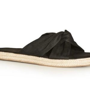 Evans extra wide softie knot platform shoes (10 extra wide)